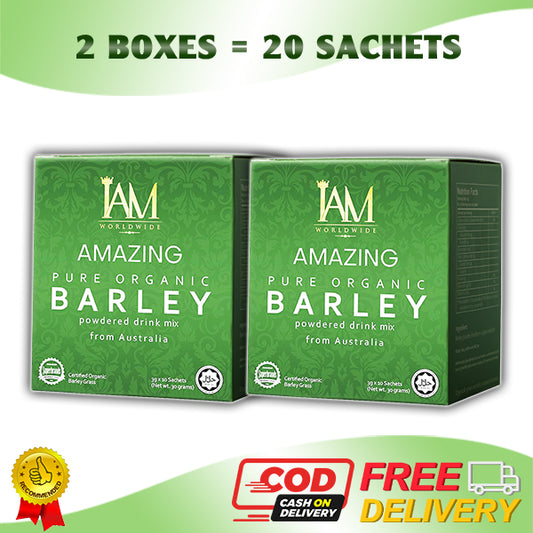 Pure Organic Barley 2 Boxes | Free Shipping | Cash on Delivery