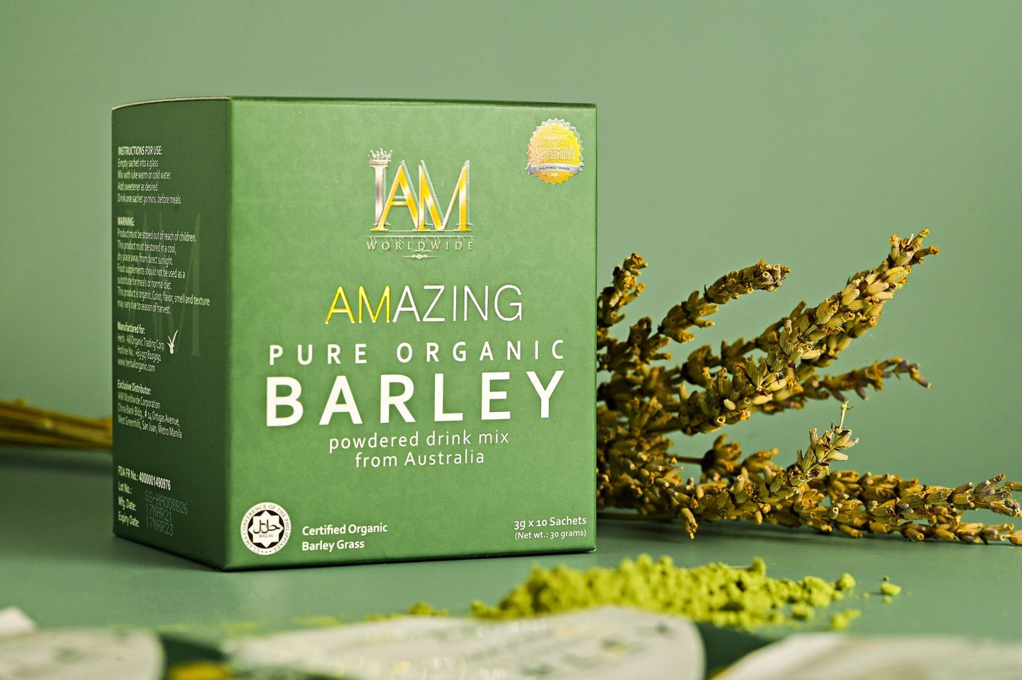 Pure Organic Barley 6 Boxes | Free Shipping | Cash on Delivery